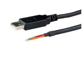 TTL-232R-3V3-WE Pack of 2 USB Cables/IEEE 1394 Cables USB Embedded Serial Conv 3V3 Wire End 